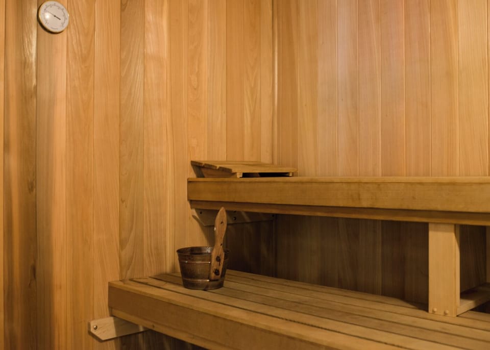 Relax in the sauna at the Old Dairy