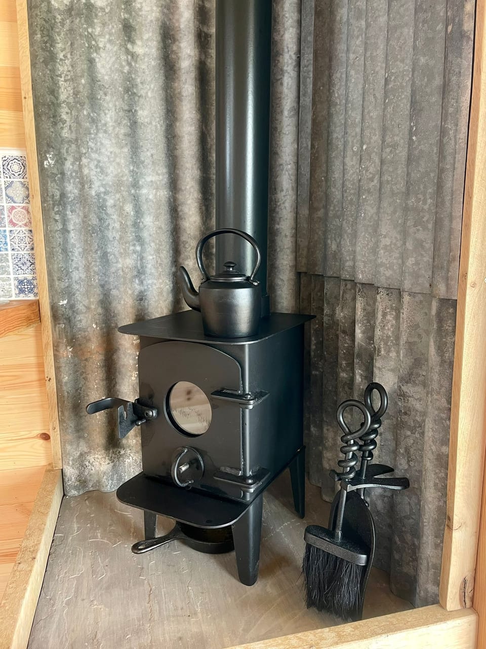Possibly the cutest log-burner in the world.