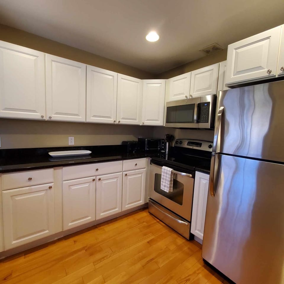 Kitchen for preparing meals.