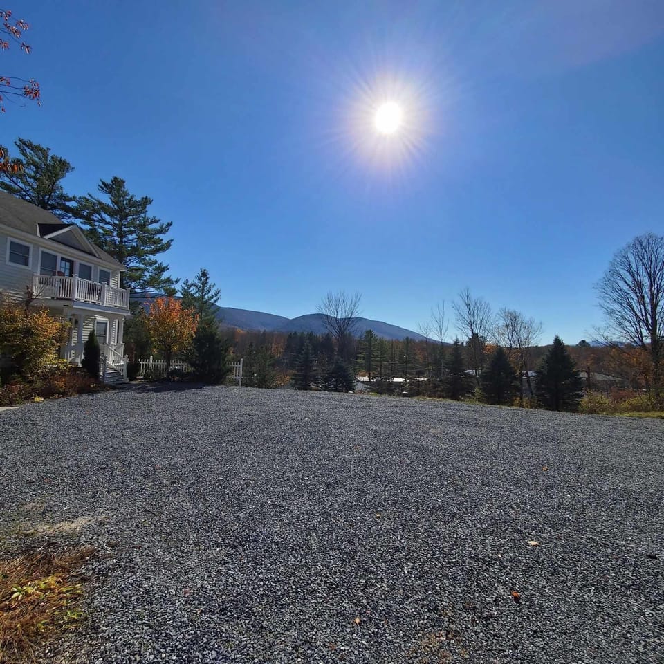Front Parking with a view.