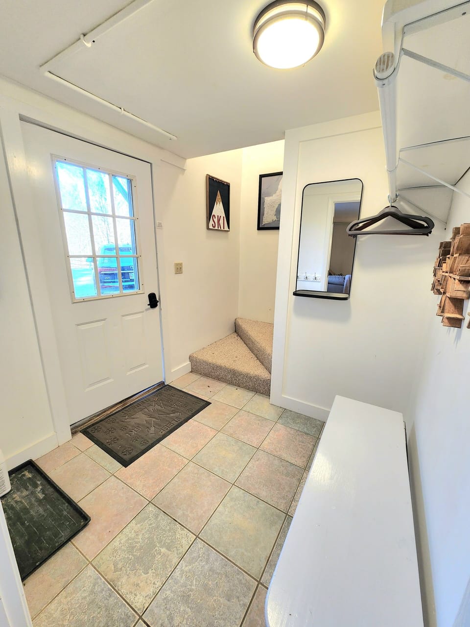 Entryway looking upstairs