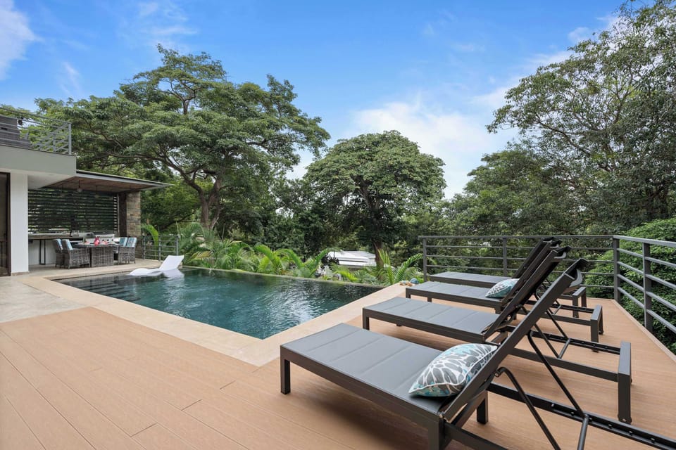 Chase the sun and let the pool cool you off.