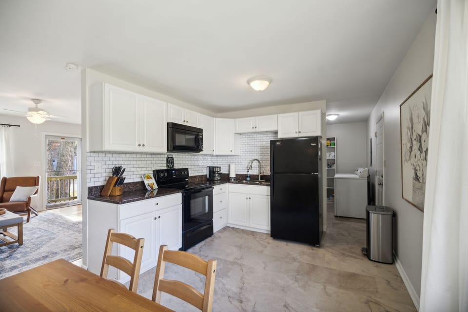 Indoors, Floor, Flooring, Refrigerator, Kitchen