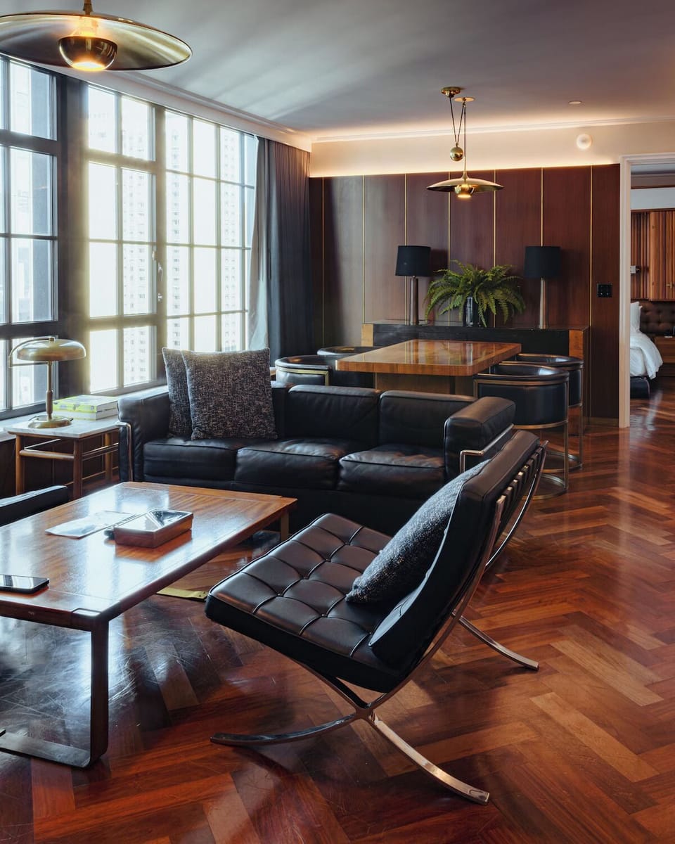 Stretch out in a sunlit suite with elegant, modern comfort.