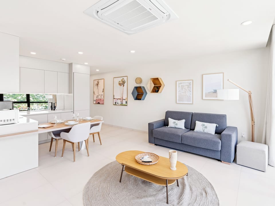 Living and dining space