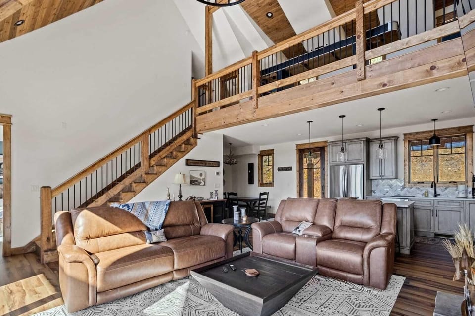 Loft Game Room Above the Living Room