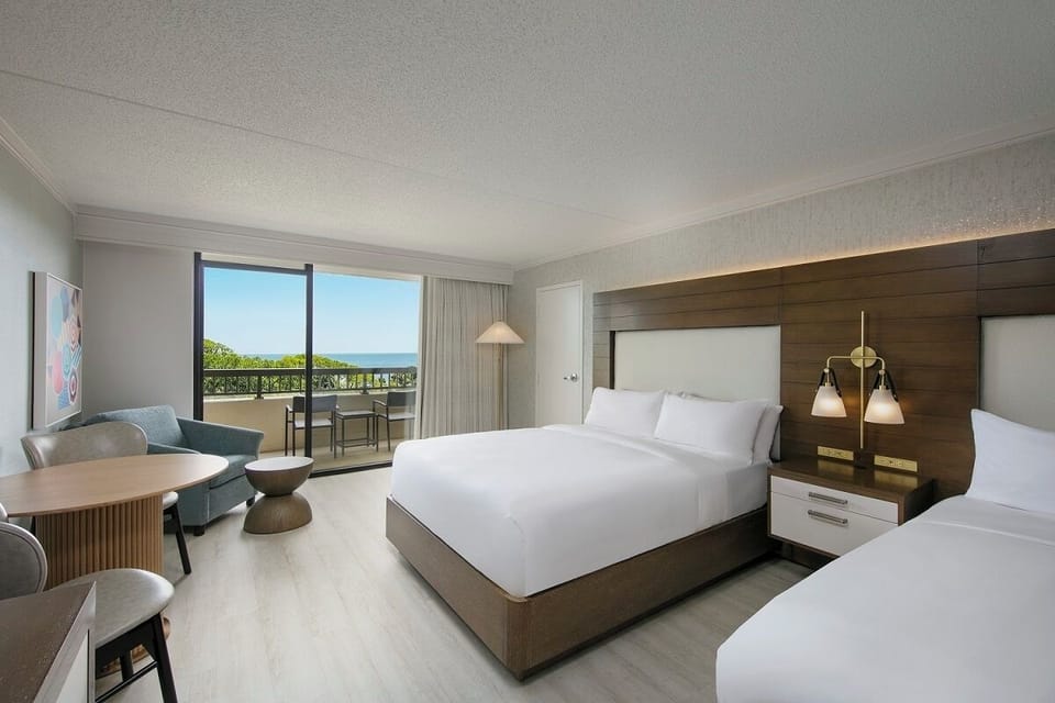Wake up to sunshine, ocean breezes, and a private balcony.