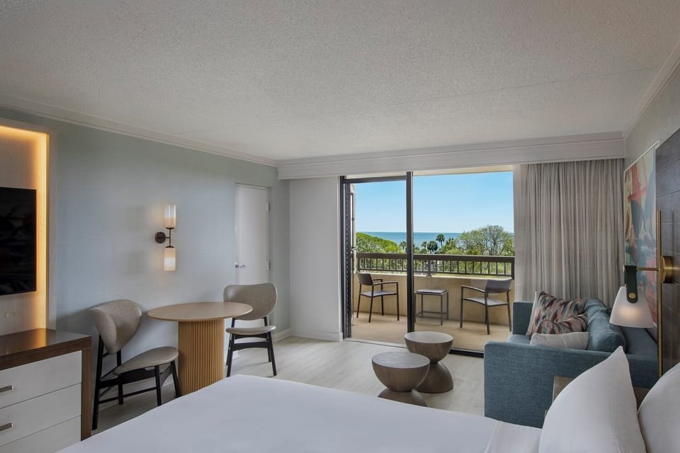 Wake up to calming views framed by your private balcony.