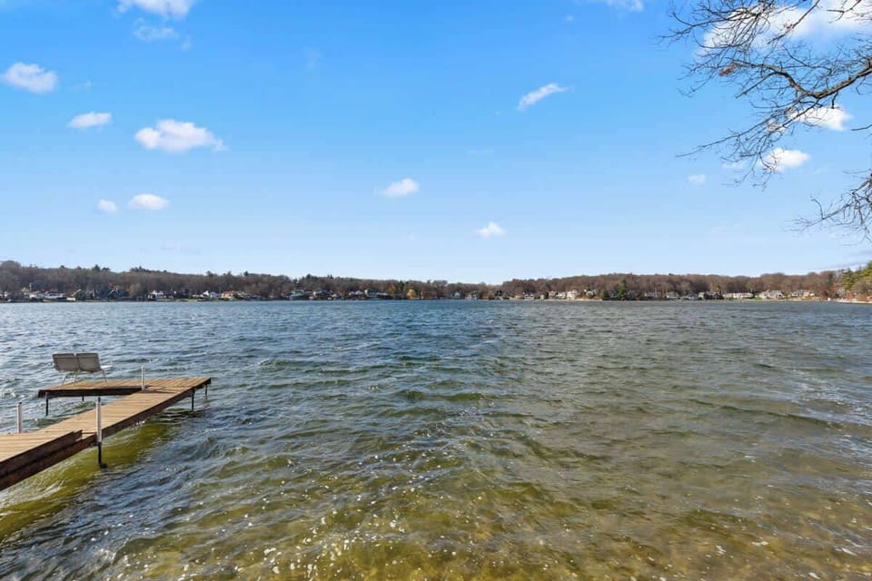 Sandy swimming area