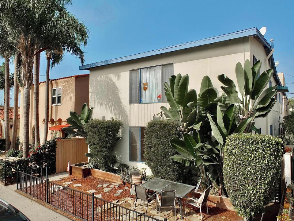 Dine in the fresh air at the patio table, with seating for 3