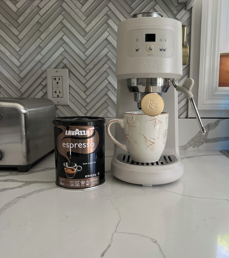 The Villa even has an espresso maker to make waking up in Paradise even better.