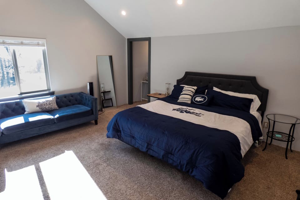 King Bed in the principal suite.