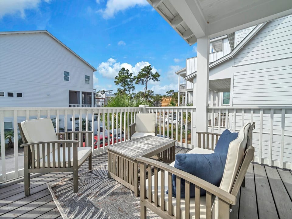 Enjoy beach days and sunset views from your private, stylish deck retreat!
