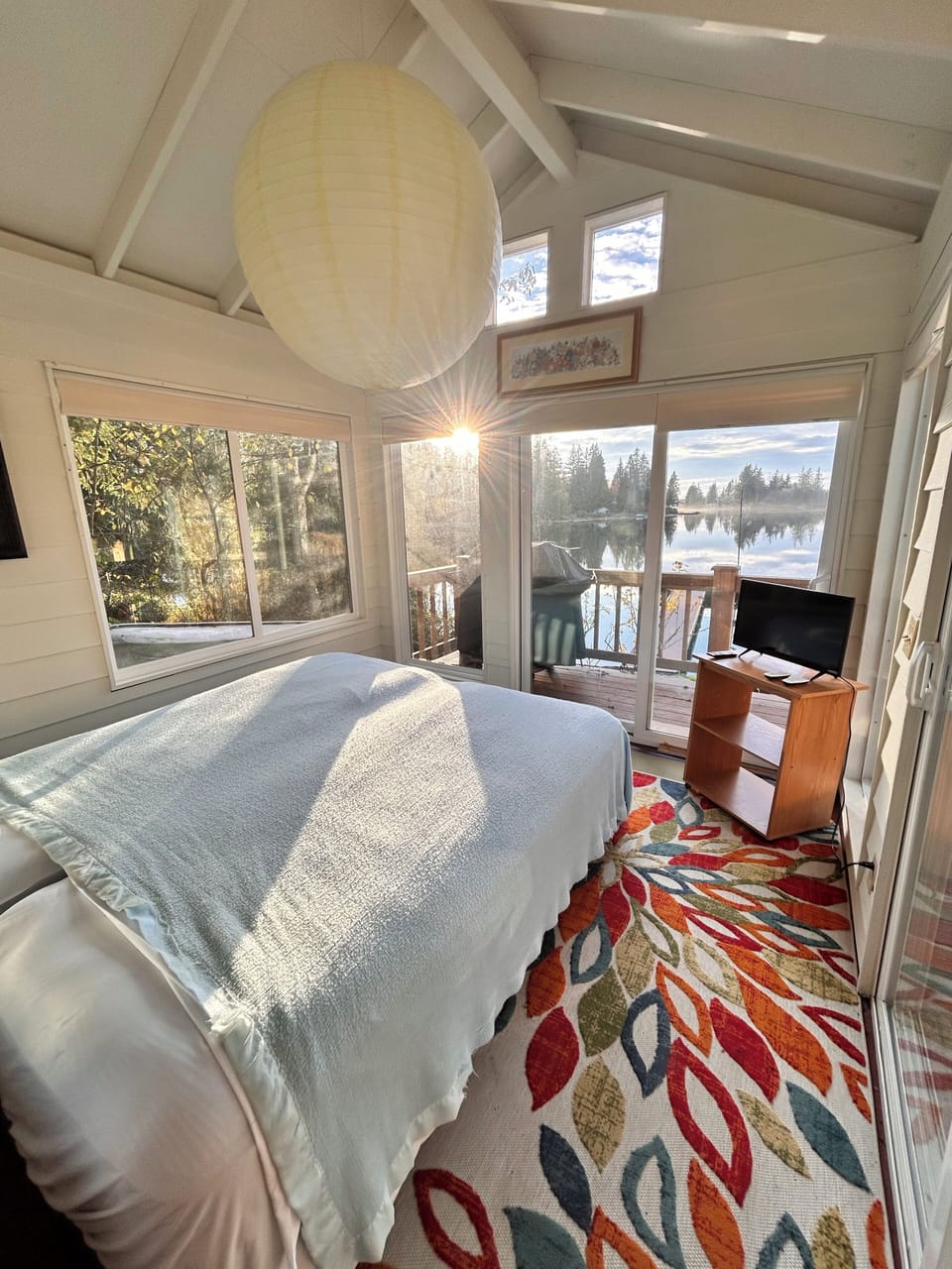 Bedroom 1, Sunroom king size electric adjustable bed