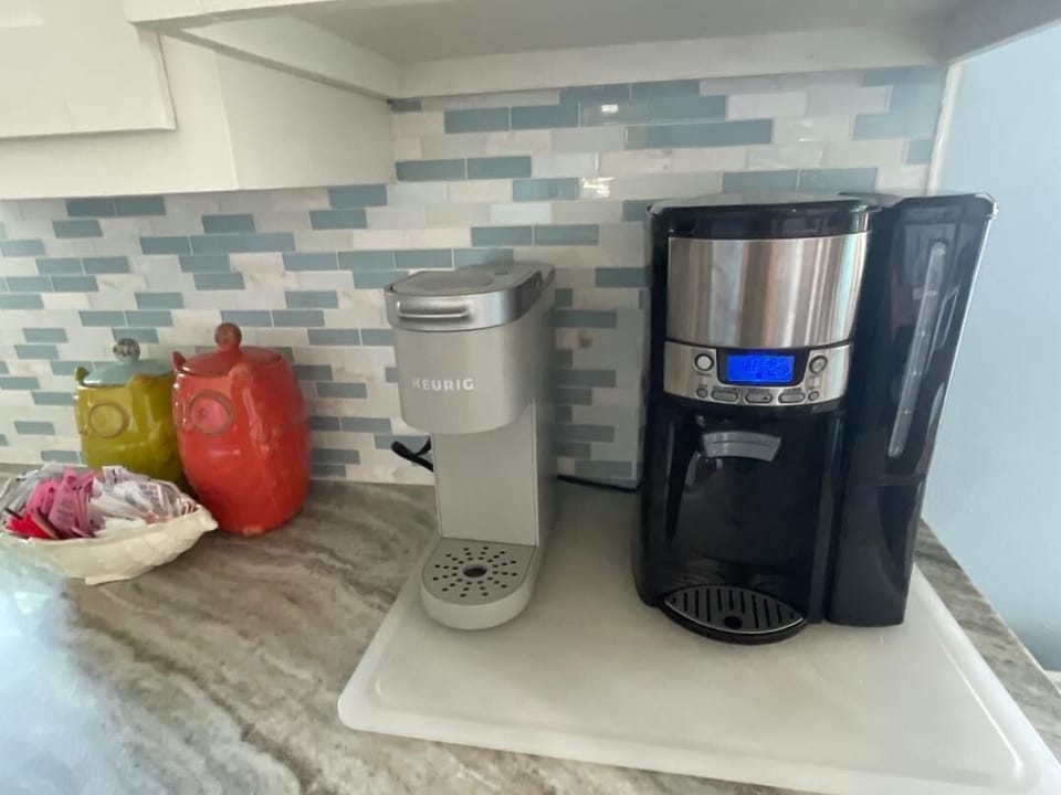 Keurig coffee maker and regular coffee maker