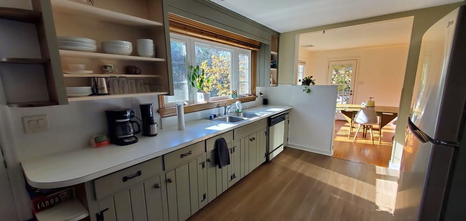 Main home kitchen on primary level