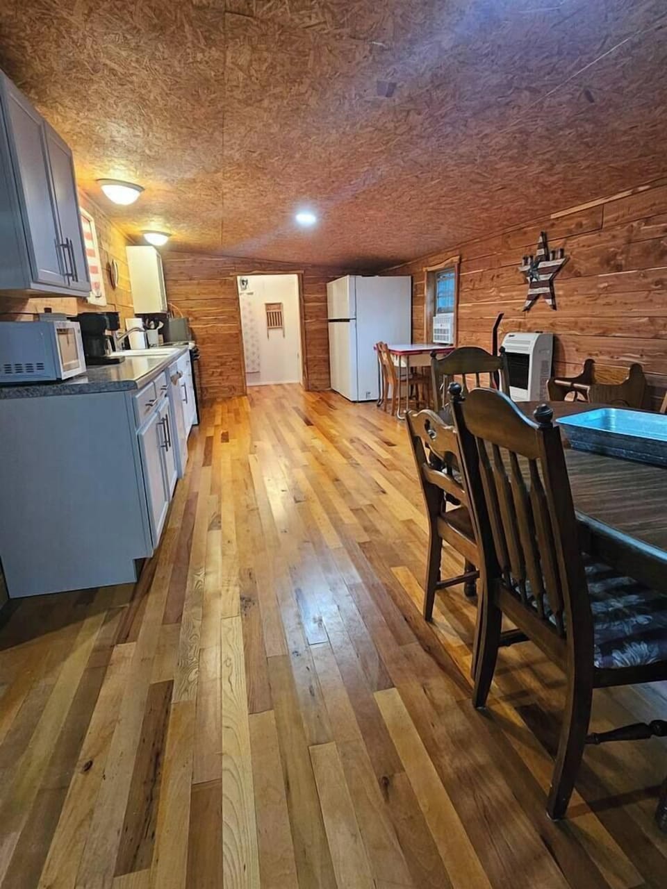 Kitchen viewing laundry room