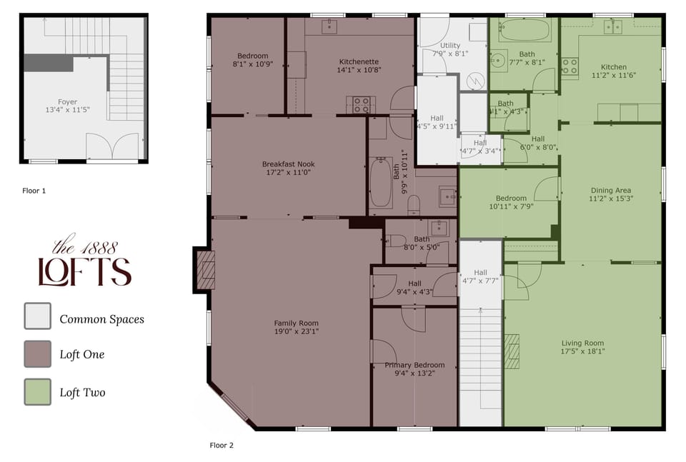 Loft Two in Green