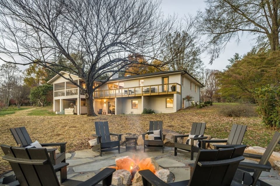 The firepit is a great place to gather.