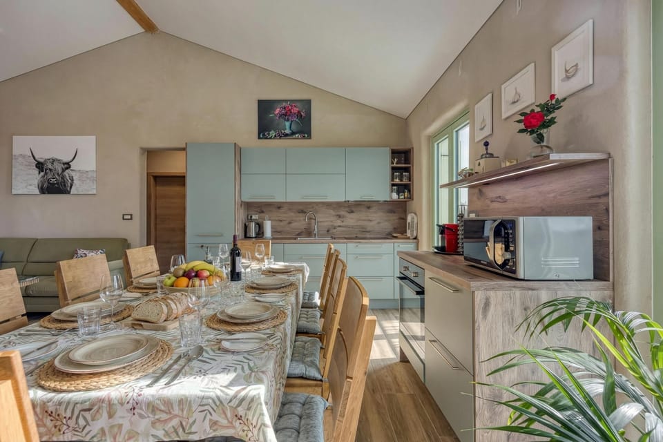 Kitchen and dining area