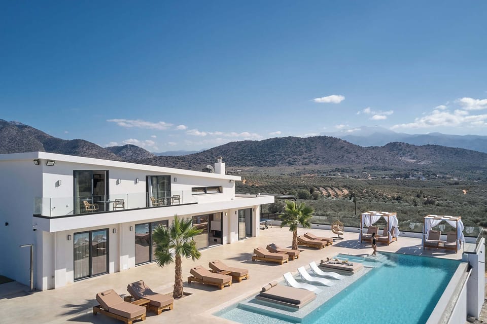 Sophisticated pool surroundings offering a sense of tranquility. 