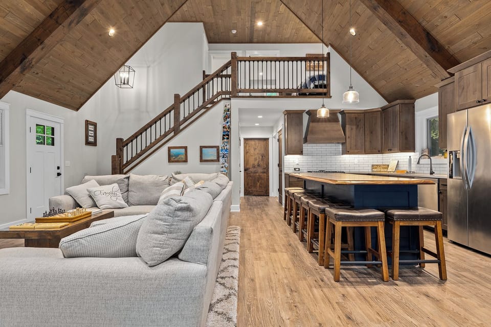 Living Room Looking Towards Loft