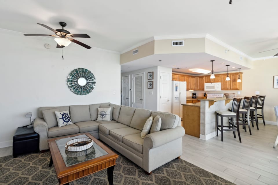 Plenty of living room seating