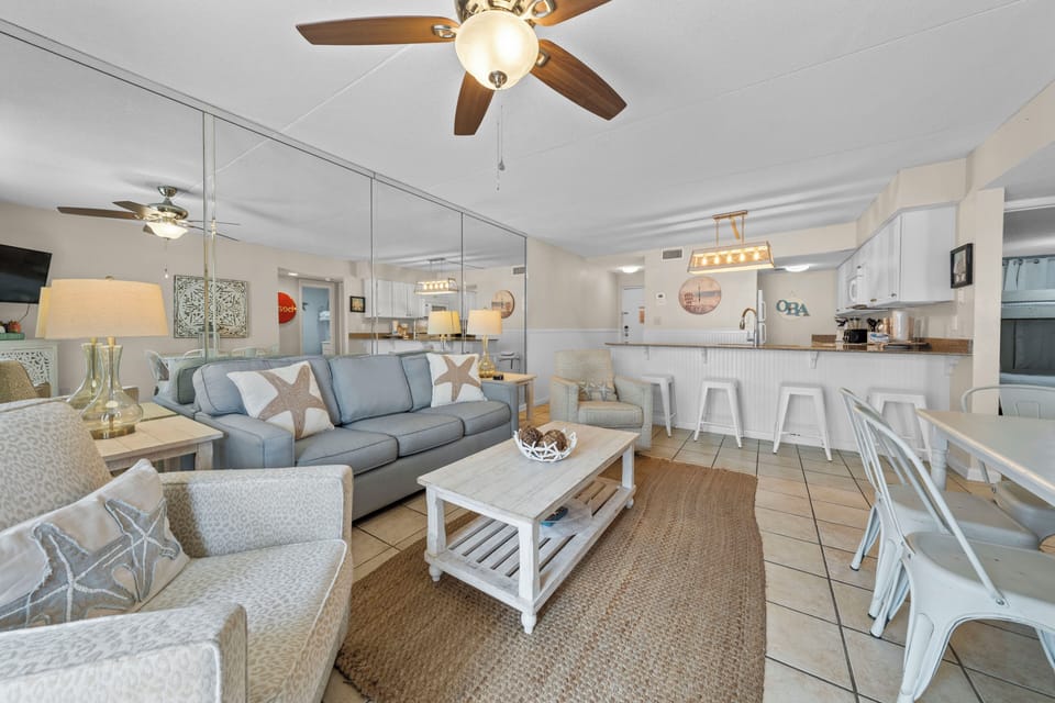 Comfortable living room seating