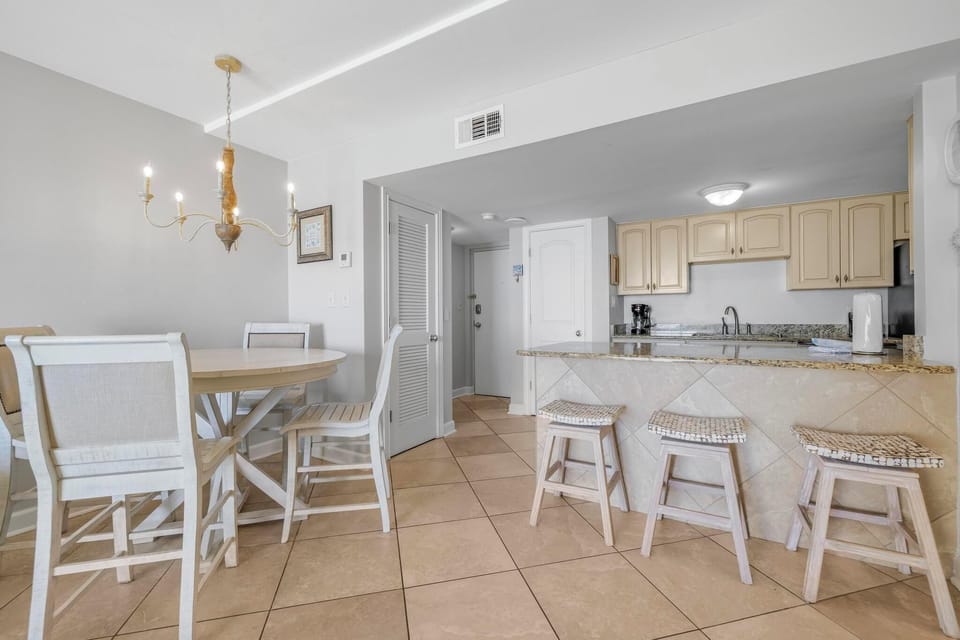 Dining and kitchen area