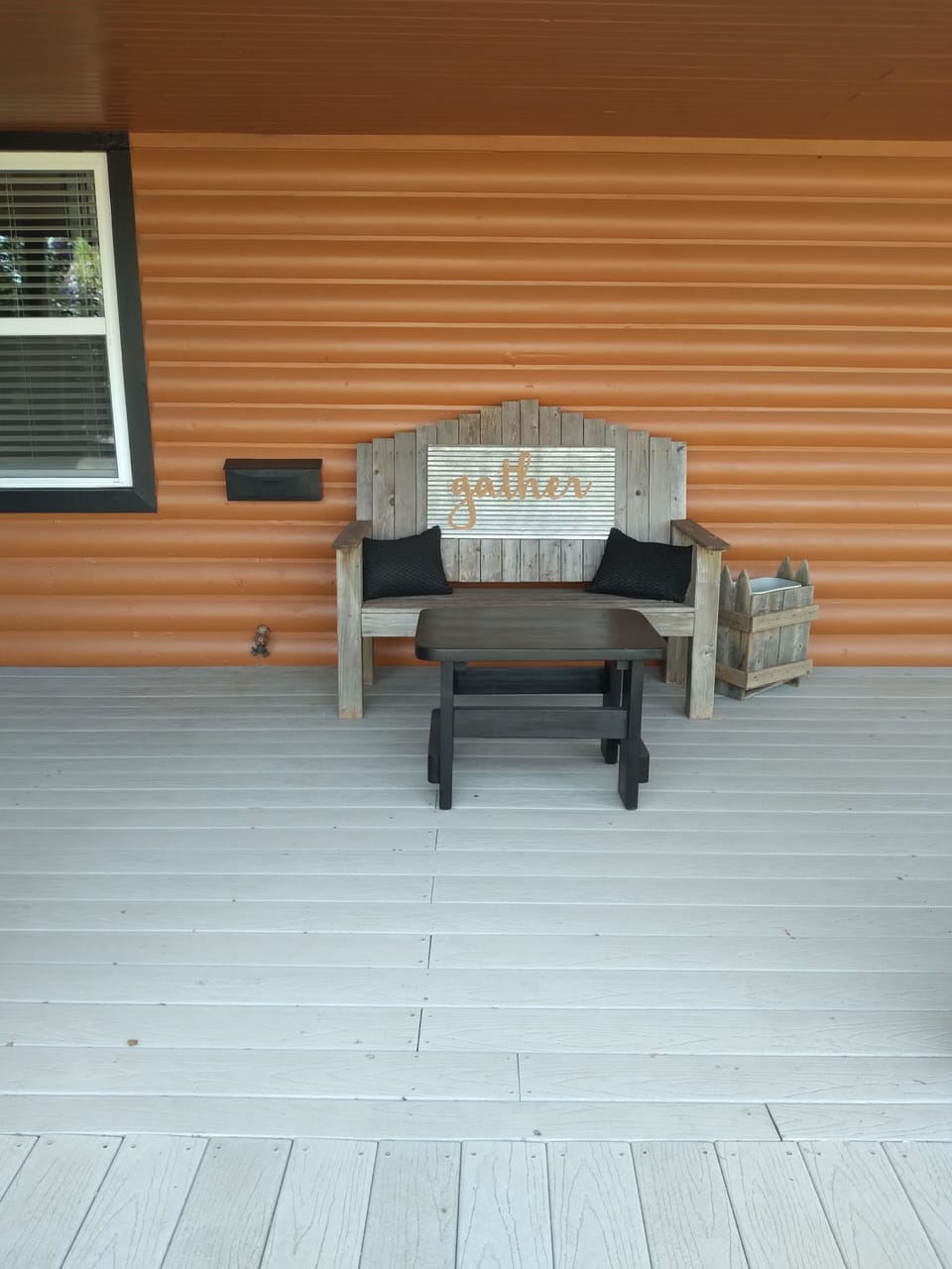 Large front porch