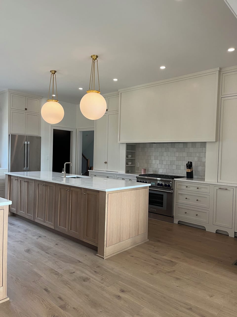 Chefs kitchen with professional appliances