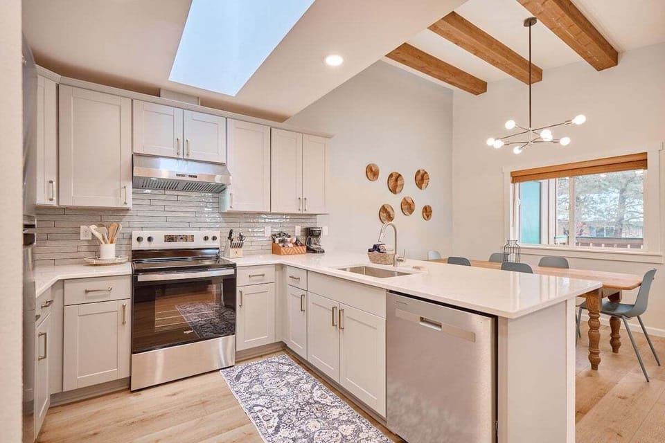 With a full kitchen at the ready, the sky's the limit on any home cooking you bring with you
