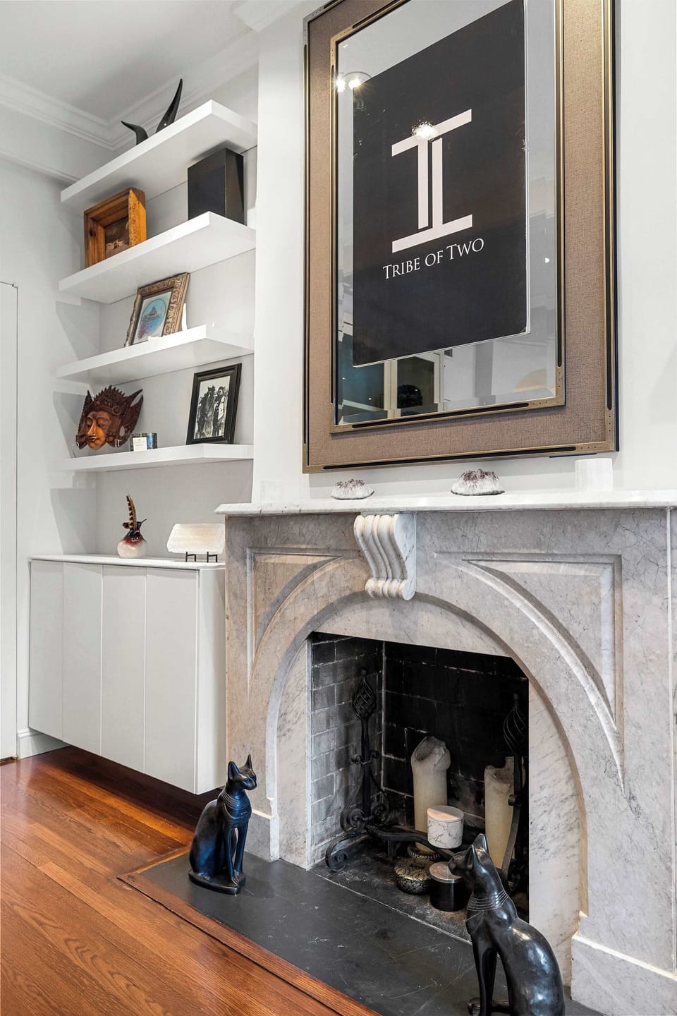 ~ Fireplace located in the office/den ~