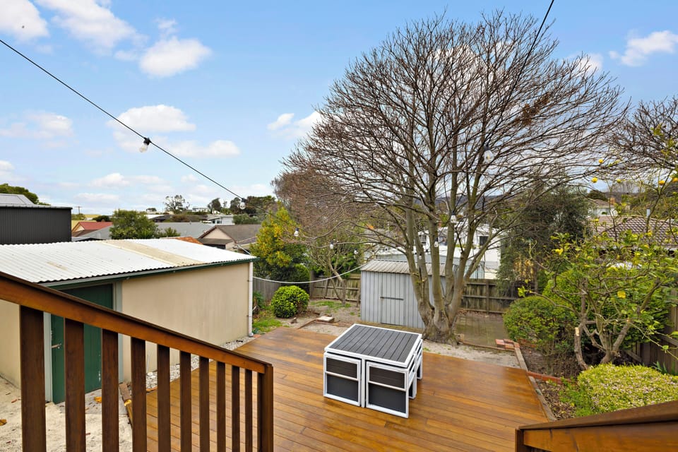 Secure backyard and deck area