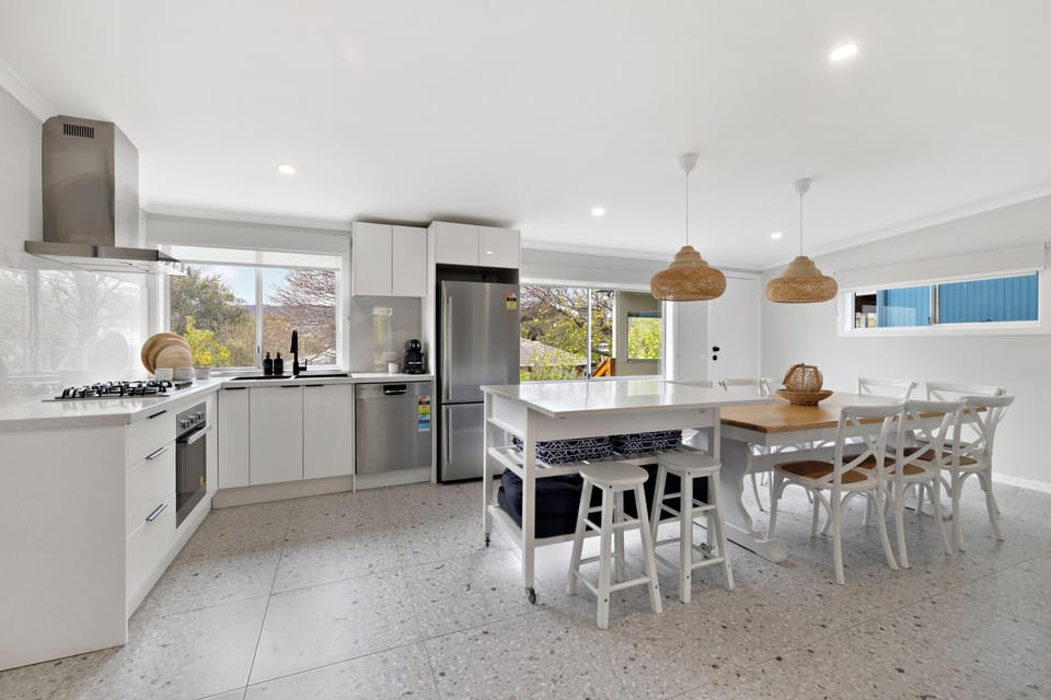 Kitchen and dining area