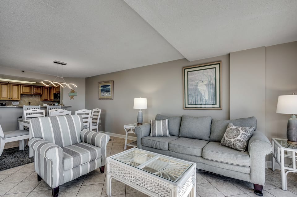 Living room with sleeper sofa