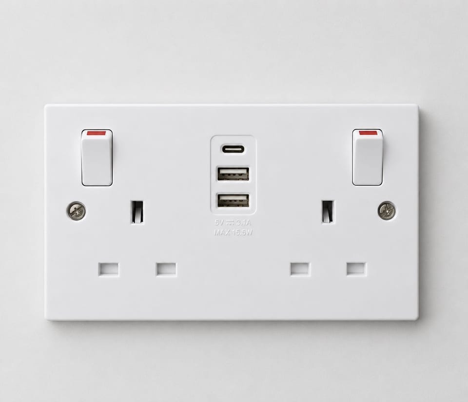  🔌 Travelling with a European or American plug? No problem at all!
Our rooms include convenient power outlets with USB and USB-C ports, so there’s no need to bring an adapter 😊