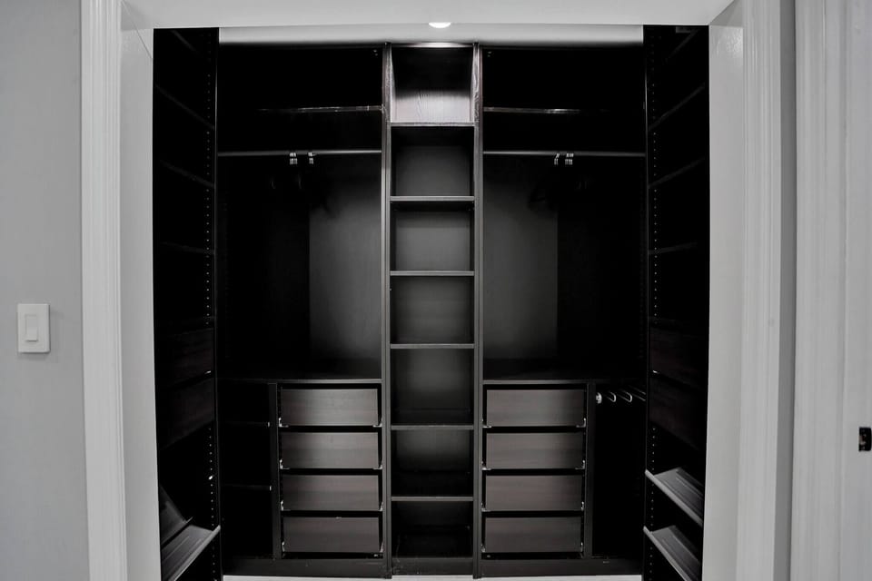 Walk-In Closet: The master suite includes a spacious walk-in closet, providing ample storage space for your belongings.