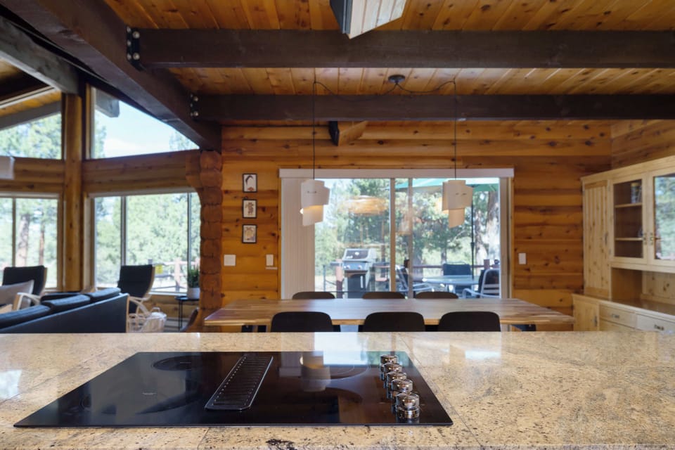 The inviting kitchen offers ample space & all the comforts of home