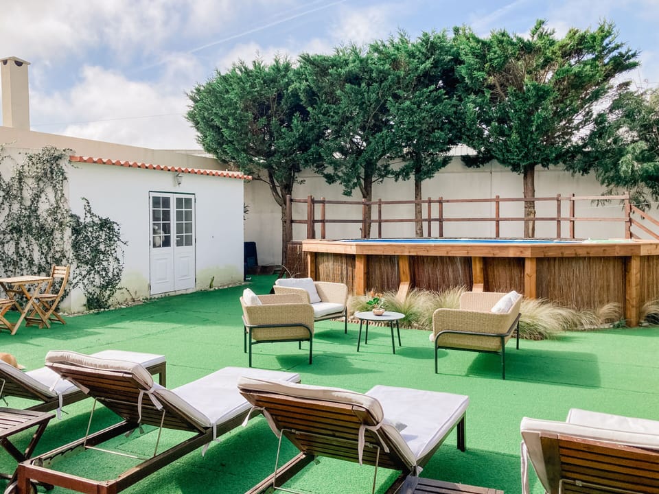 Back garden and Swimming Pool