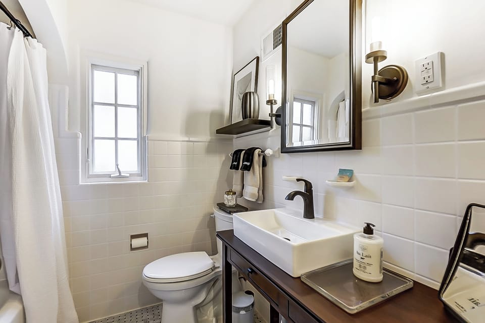 Completely new bathroom,  