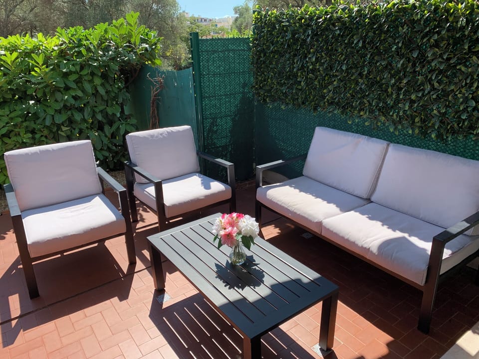 Outside sofas