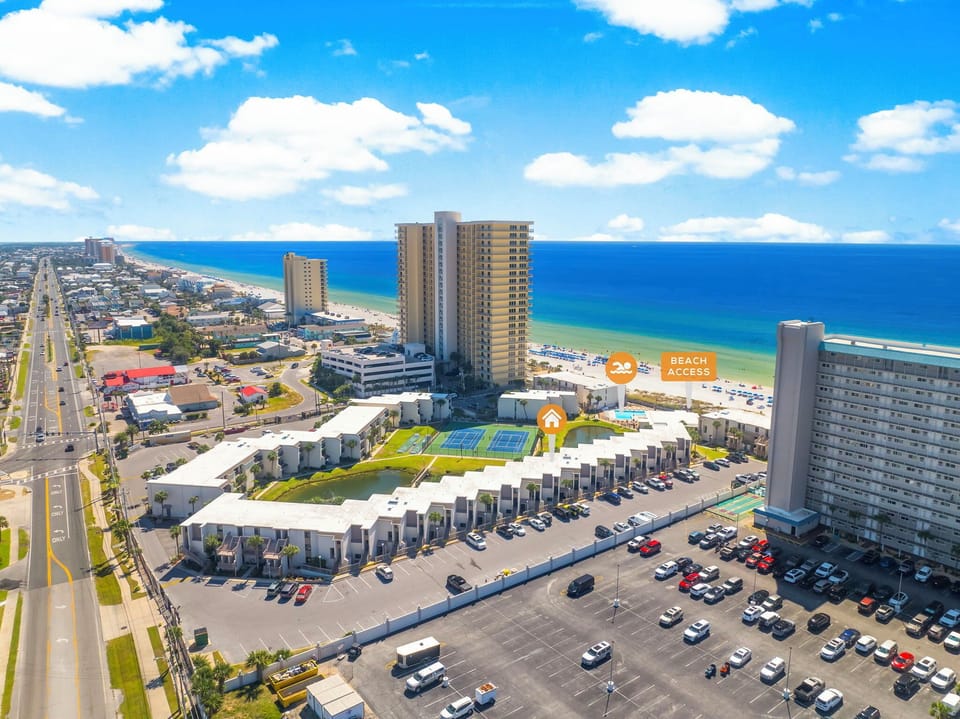 See how close you are to it all—Sugar Beach B6 sits steps from the pool, private beach access, and the emerald Gulf beyond.