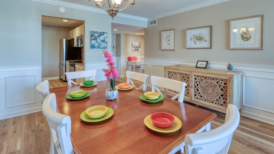 Dining Area with Lighthouse Views