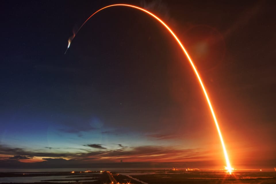 Night rocket launches along the Space Coast!