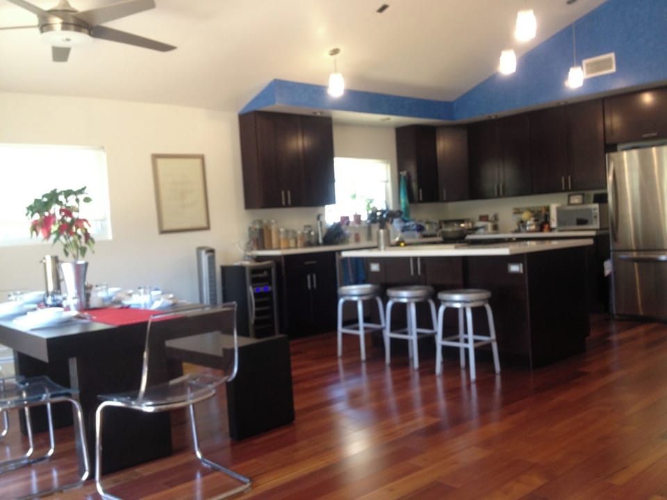 Open Dining and Kitchen