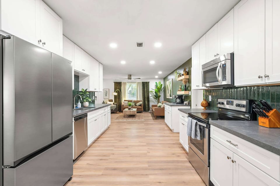 Equipped with everything you need to create delicious meals.