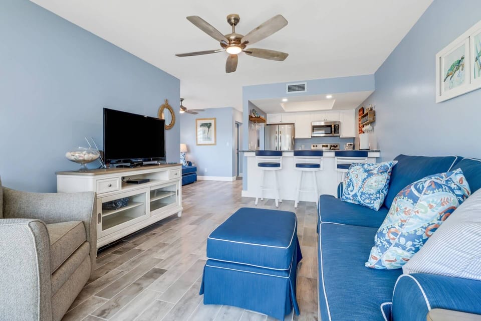 A large Smart TV with Xfinity cable is located in the living room (guests must provide their logins on all TV's for subscription-based channels.)