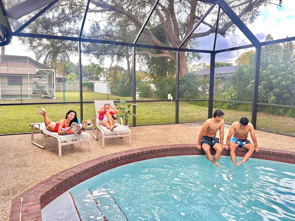 POOL AND BACKYARD