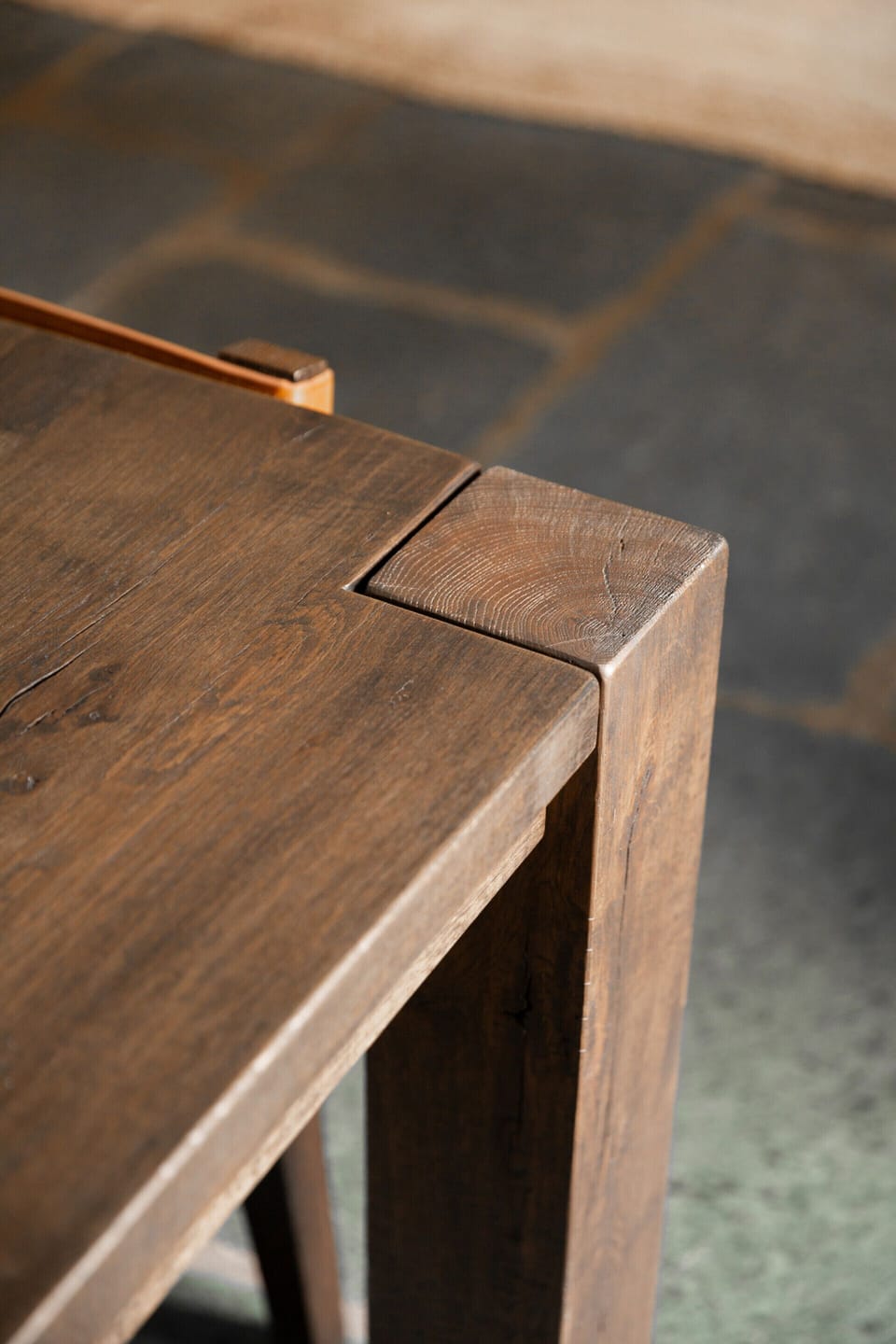 reclaimed oak table